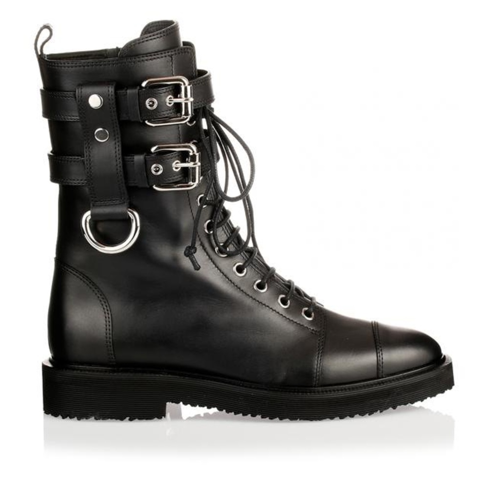 Giuseppe Zanotti Hilary Harness Combat Boots (sz 35)